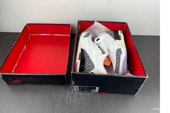 Rep EP DN3707-100 Jordan White Retro DN3707-100 3 Cement Reimagined 0212